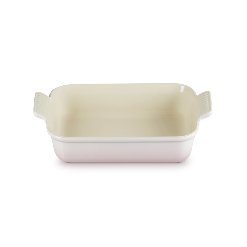 Le Creuset Shell Pink Stoneware Heritage Rectangular Dish 26cm